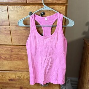 Lululemon Pink Racerback Tank Top